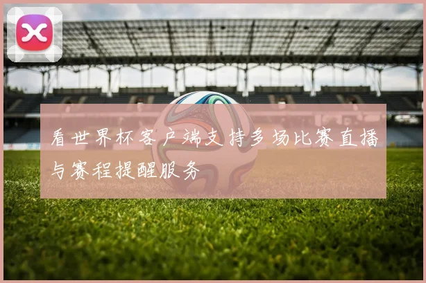 看世界杯客户端支持多场比赛直播与赛程提醒服务